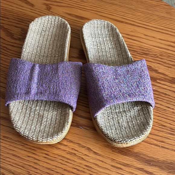 Shoes - Purple Slide Sandals